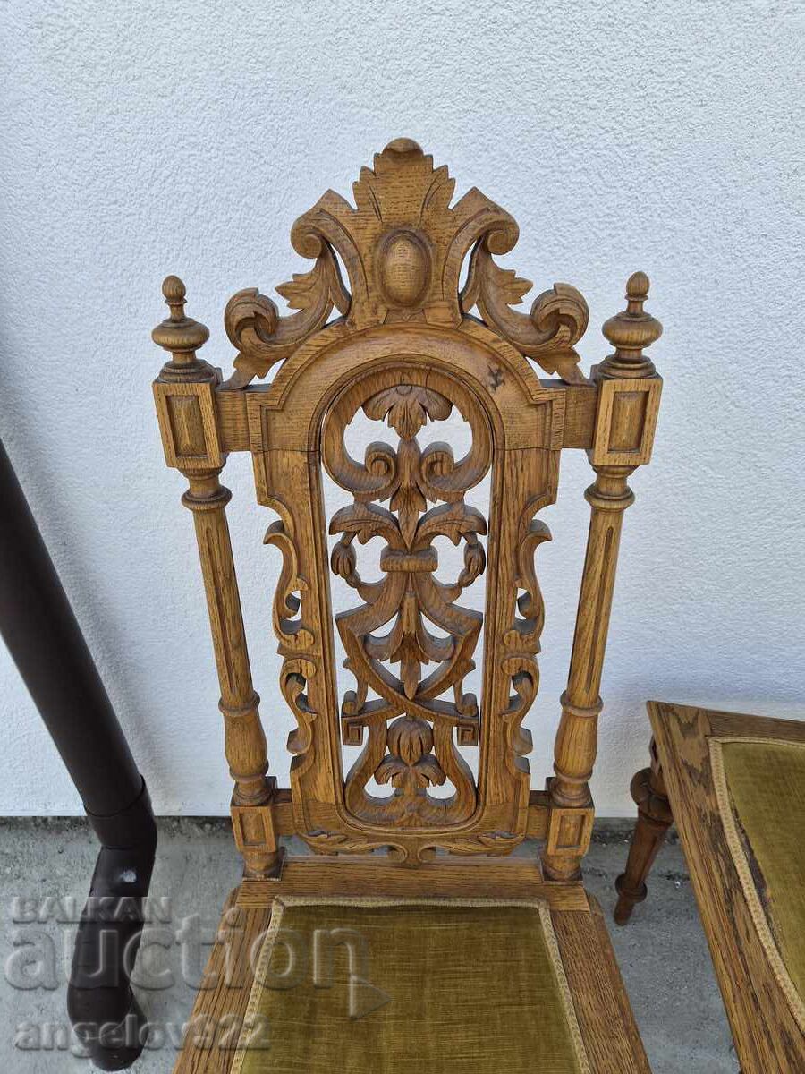 Beautiful vintage wooden chairs, solid wood!!! - 7 Beautiful vintage wooden chairs, solid wood!!! - 7