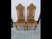 Beautiful vintage wooden chairs, solid wood!!!