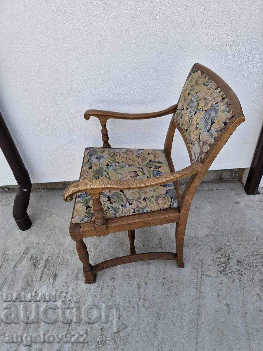 Όμορφη vintage ξύλινη καρέκλα μασίφ!!! - 5