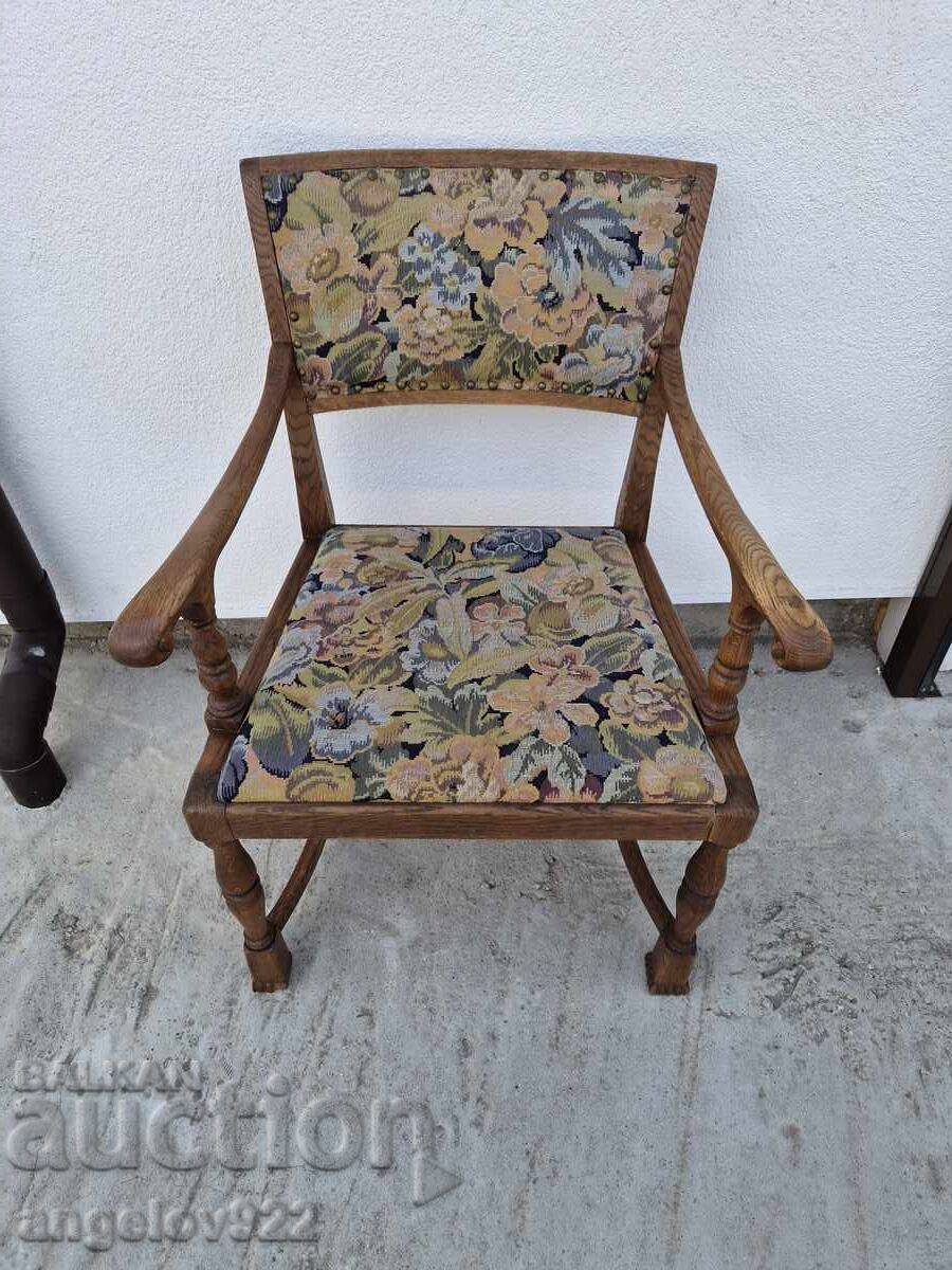 Όμορφη vintage ξύλινη καρέκλα μασίφ!!!