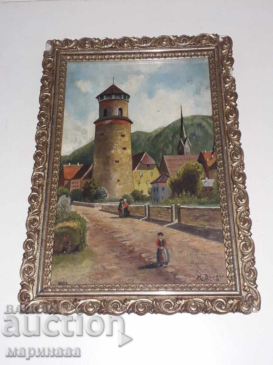 Delivery of ANTIQUE PAINTING. OIL, HARDBOARD Delivery of ANTIQUE PAINTING. OIL, HARDBOARD