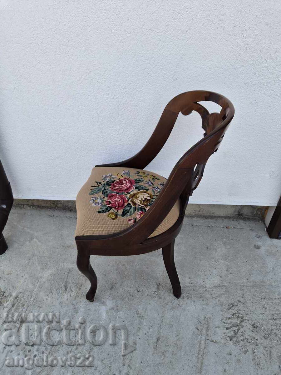 Scaun vintage din lemn masiv, frumos!!! - 6