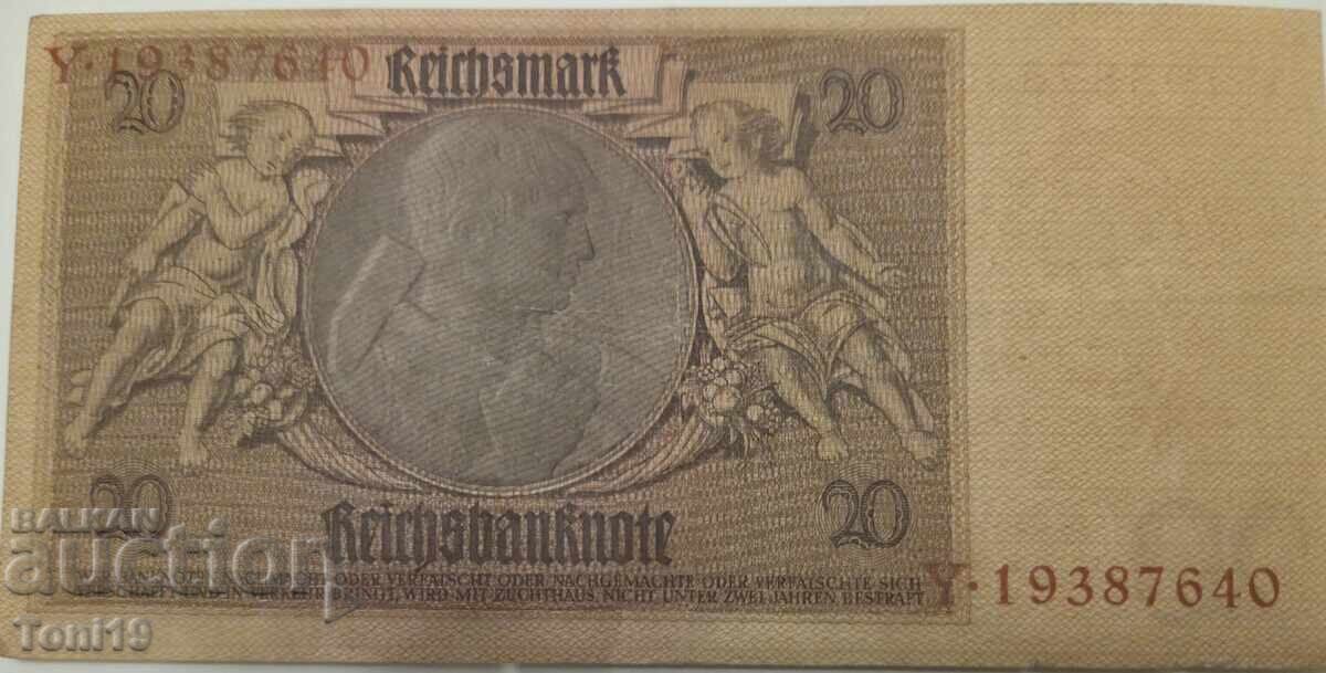 20 марки от 1929 г. с цена € 0.10 | 0.20 лв.