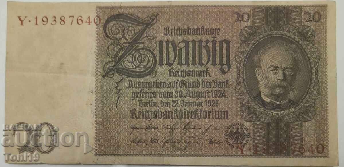 20 марки от 1929 г.