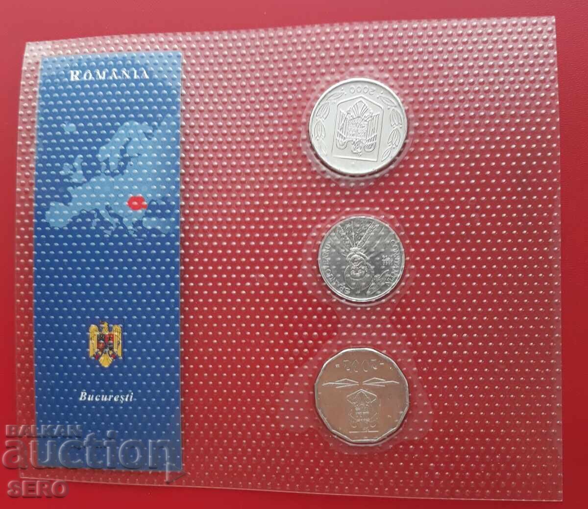 Romania-SET 2000-2004 of 3 coins with price € 2.01 | 3.93 BGN
