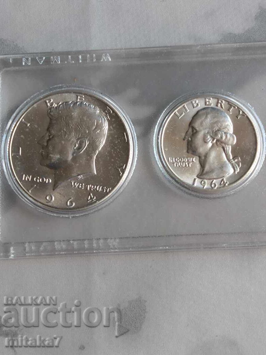 Set monede 1964, SUA cu preț € 39.20 | 76.67 BGN