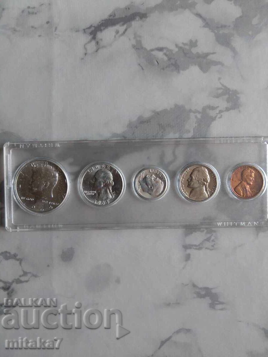 Set monede 1964, SUA