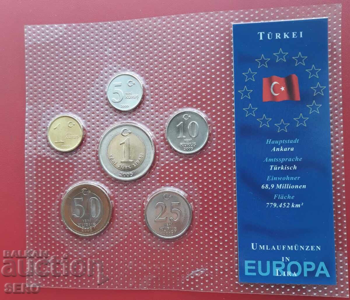 Τουρκία-ΣΕΤ 2005 από 6 νομίσματα