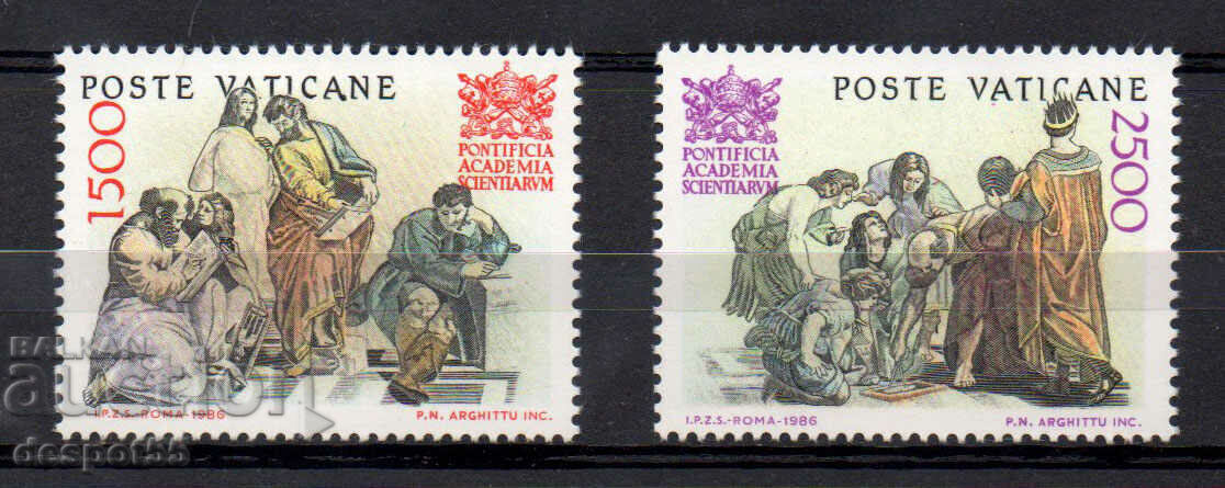 1986. The Vatican. 50 years of the Pontifical Academy of Sciences.