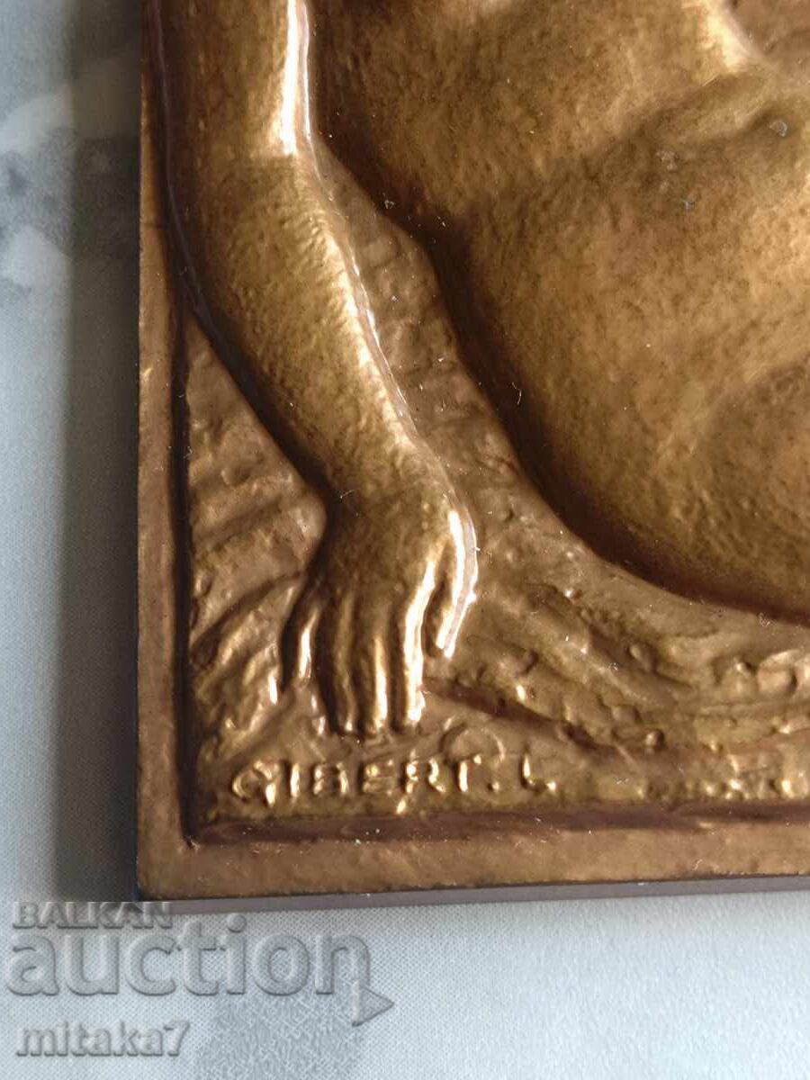 Bronze plaque, France - 5