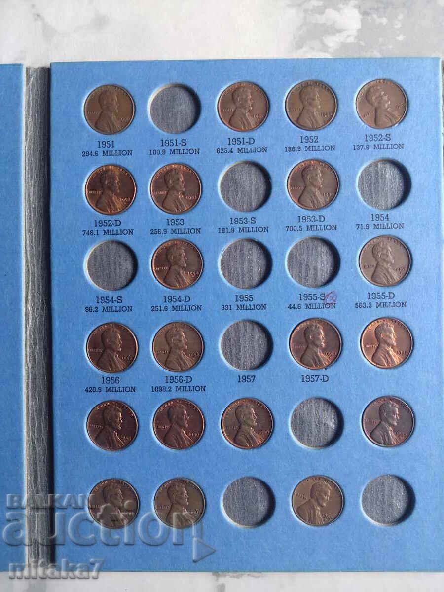 Colecție 1 cent, SUA - 5