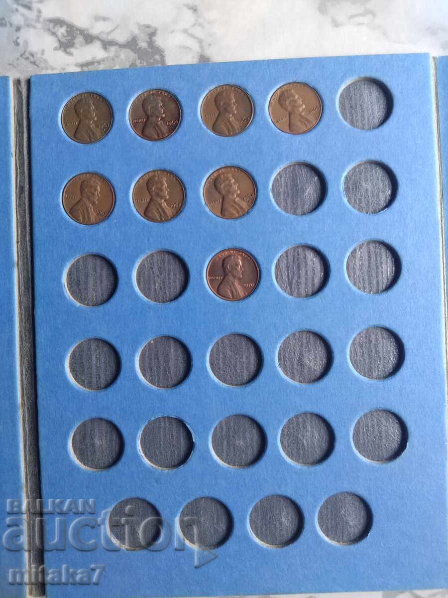 Colecție 1 cent, SUA - 6