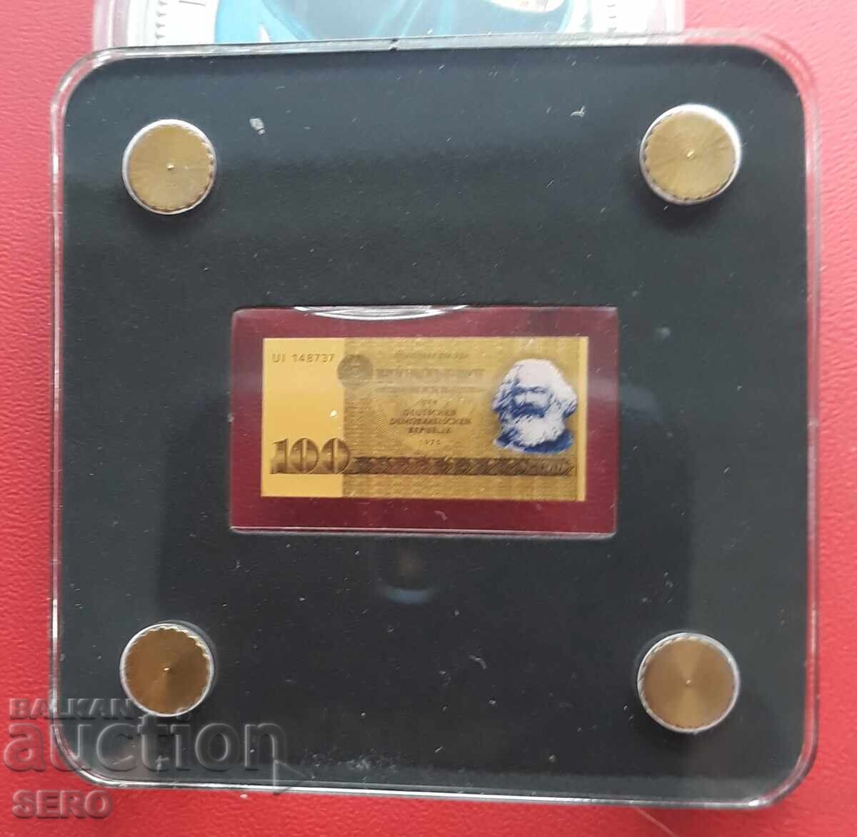 Germany-1/500 ounce-fineness 999-100 GDR marks
