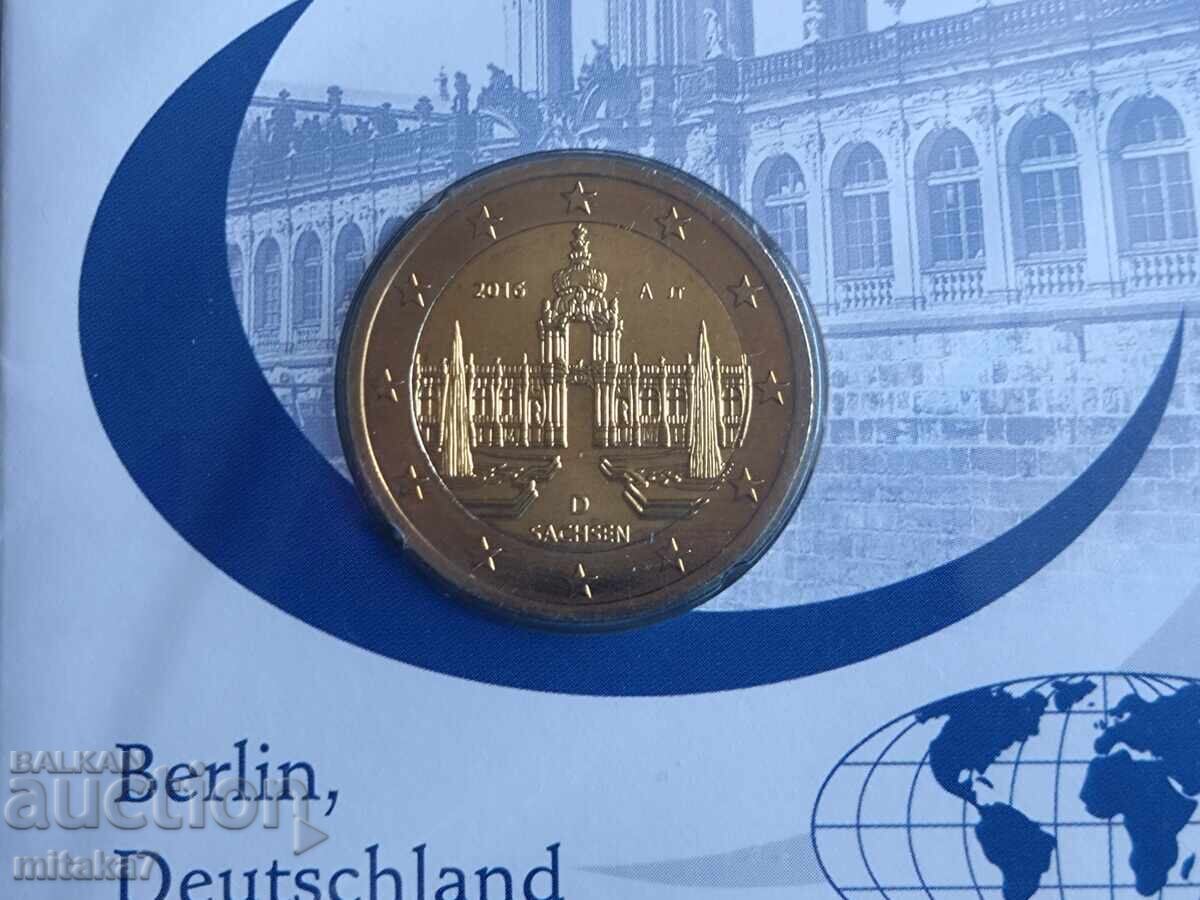 2 euro 2016, Germania cu preț € 5.20 | 10.17 BGN