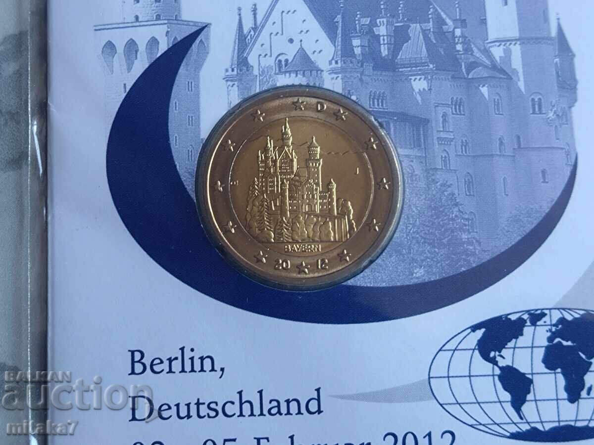 2 евро 2012 година, Германия с цена € 5.20 | 10.17 лв.