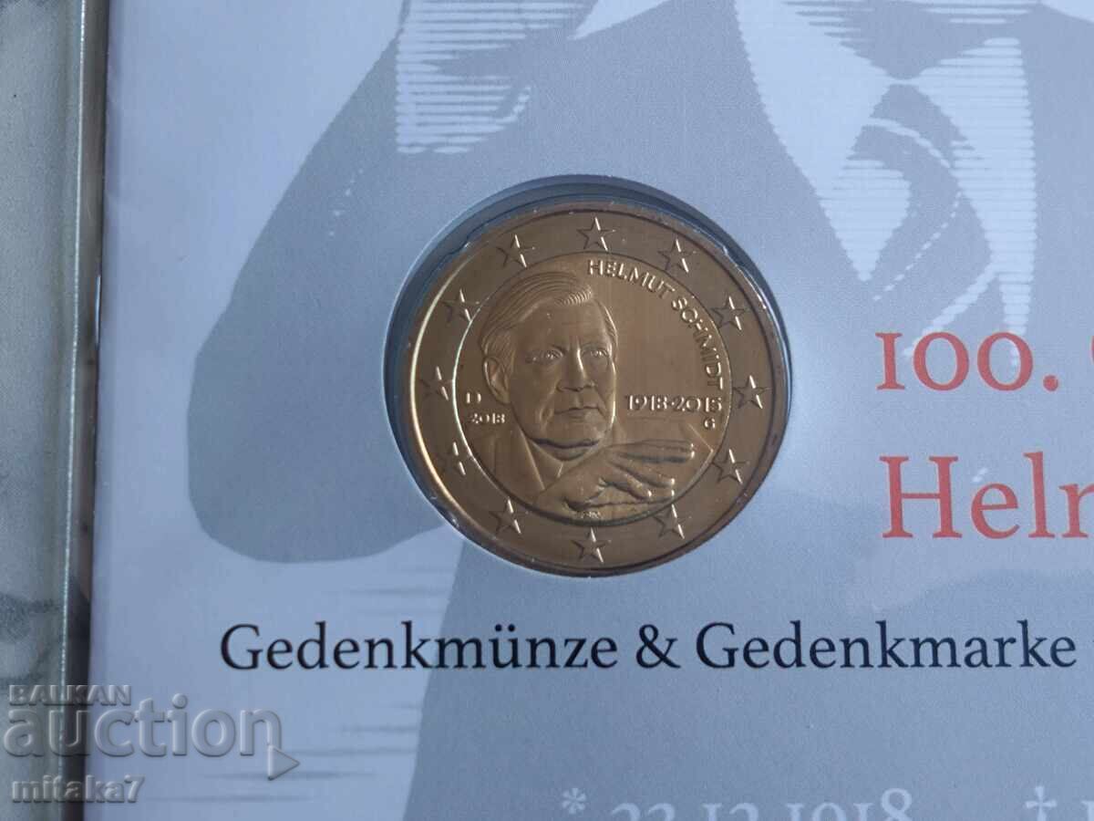 2 евро 2018 година, Германия с цена € 5.20 | 10.17 лв.