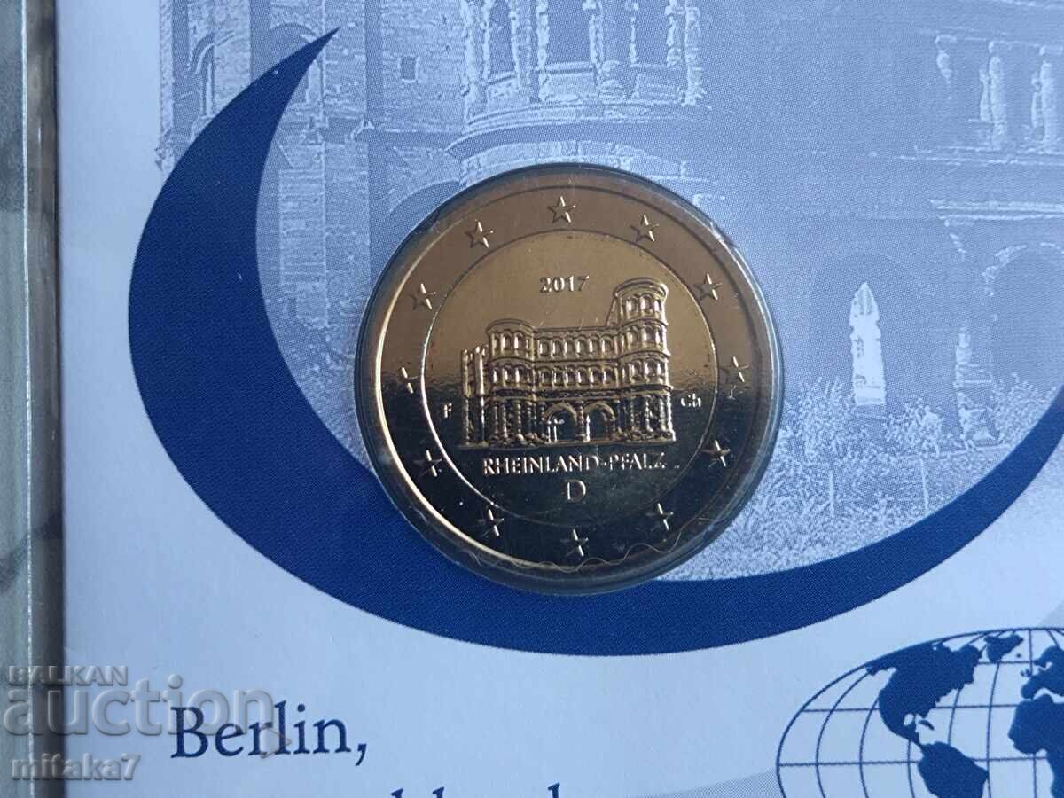 2 евро 2017 година, Германия с цена € 5.20 | 10.17 лв.