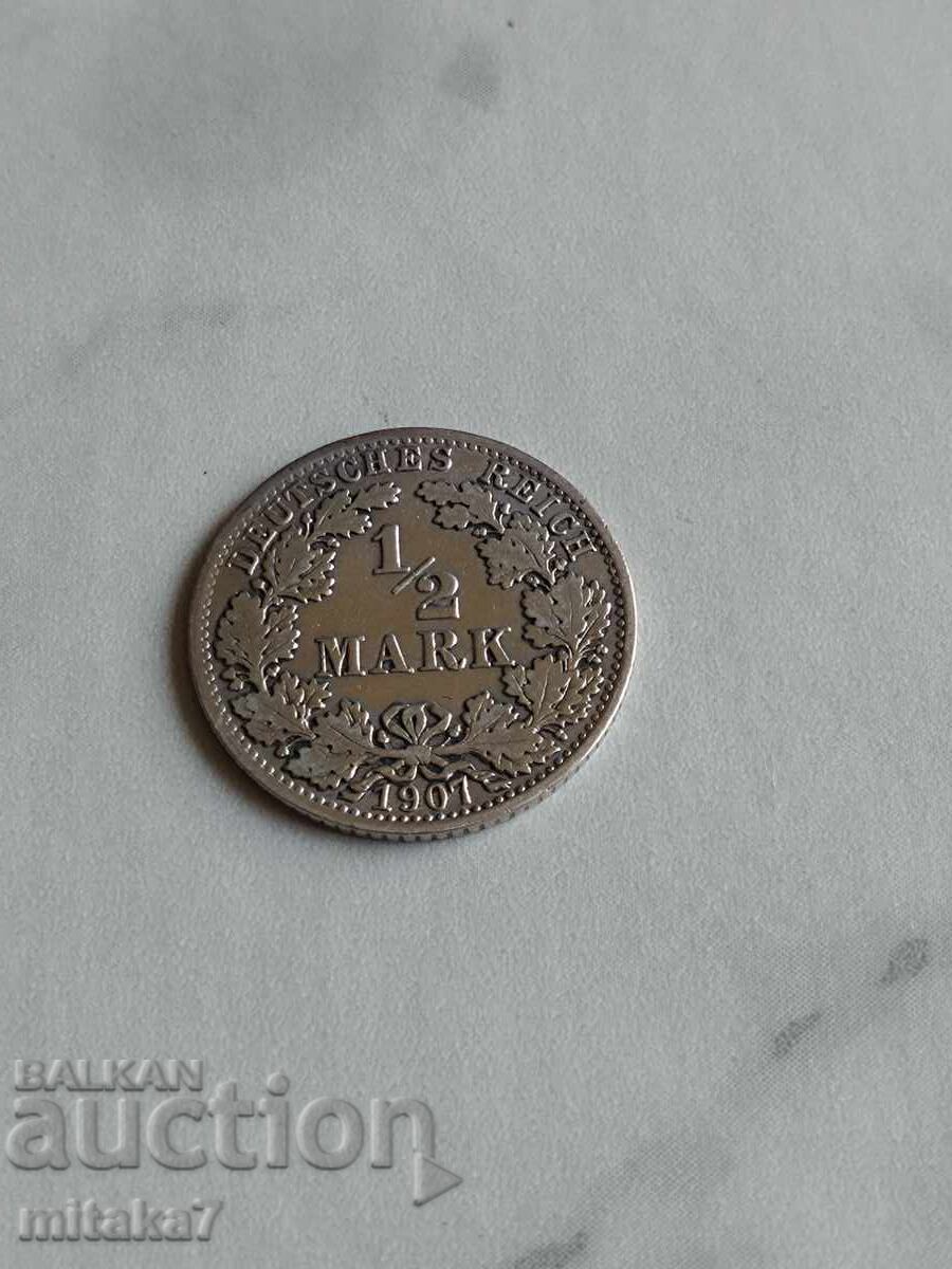 1/2 марка 1907 година, Германия