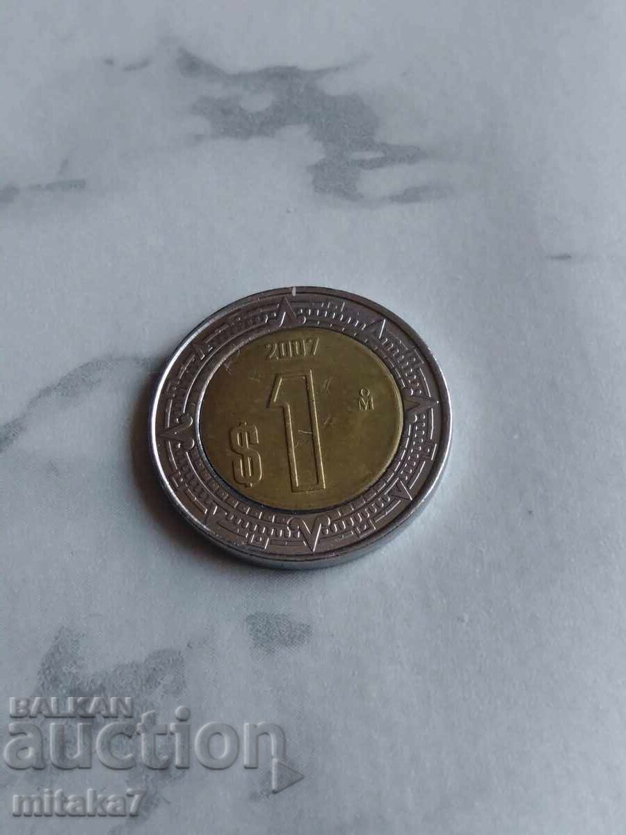 1 πέσο 2007, Μεξικό