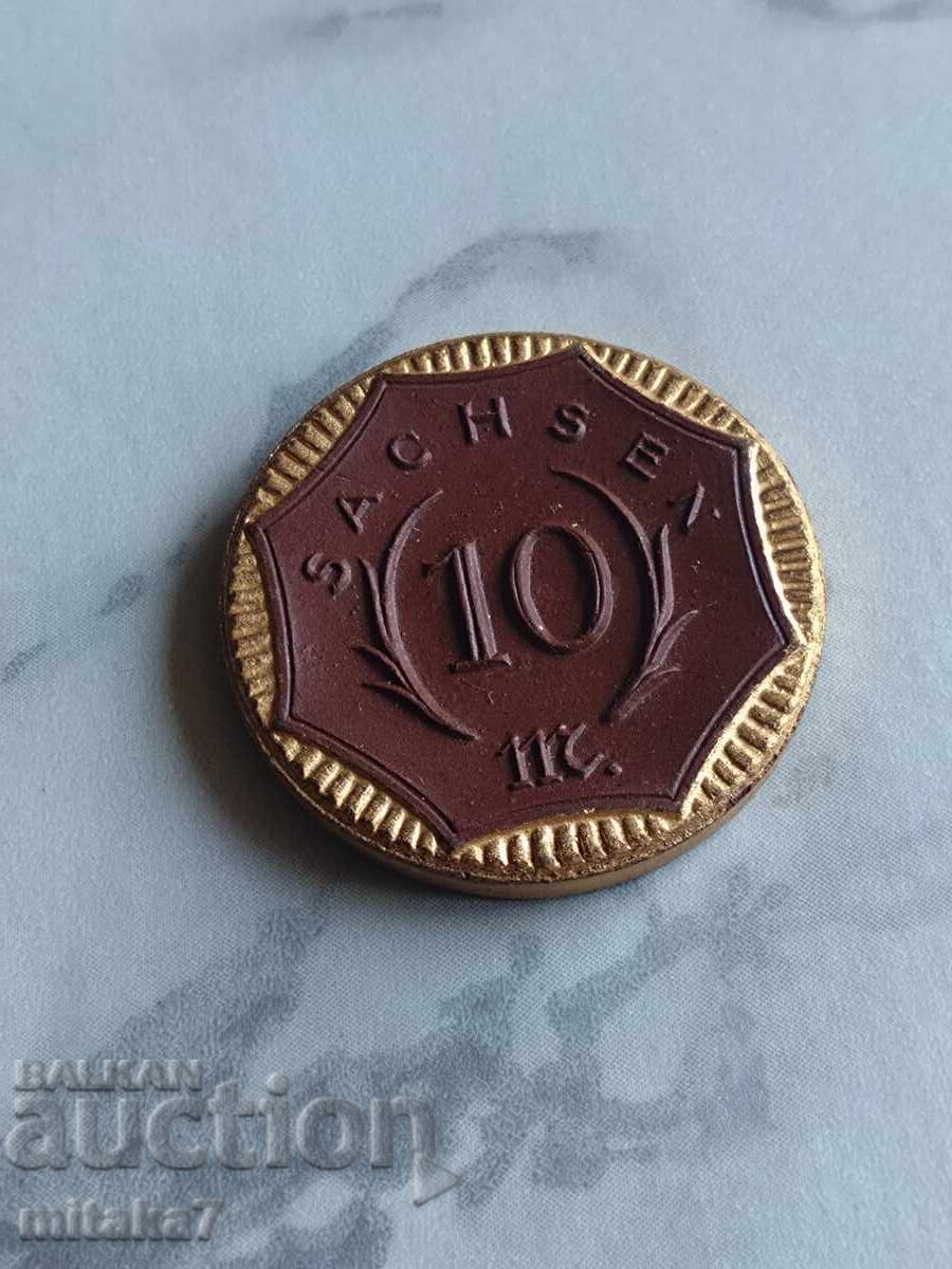 10 Marks 1921, Saxony