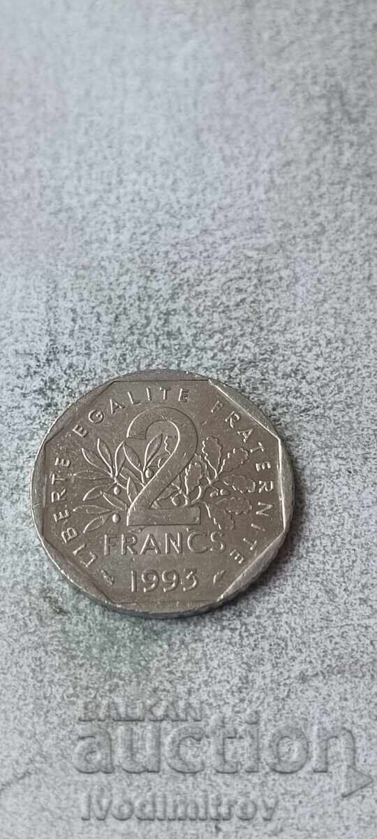 Γαλλία 2 φράγκα 1993