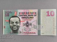 Bancnota - Swaziland - 10 Email UNC | 2022