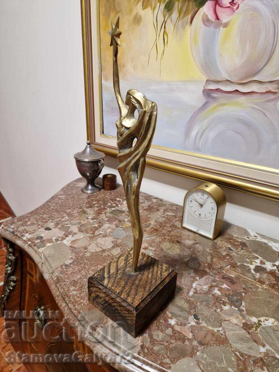 Παράδοση Εξαιρετικό μπρούτζινο πλαστικό φιγούρα αγαλματίδιο γλυπτό Παράδοση Εξαιρετικό μπρούτζινο πλαστικό φιγούρα αγαλματίδιο γλυπτό