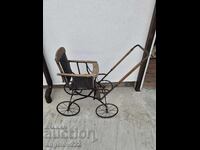 Antique over 100-year-old German baby carriage NAETHER