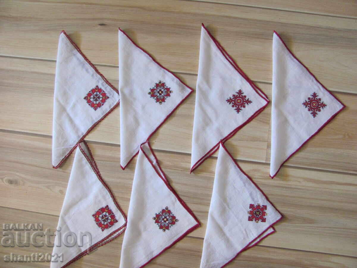 Table runner with napkins, hand-embroidered - Shopski motifs with price € 95.00 | 185.80 BGN