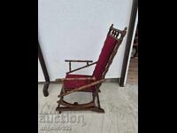 Beautiful vintage wooden rocking chair solid wood!!!