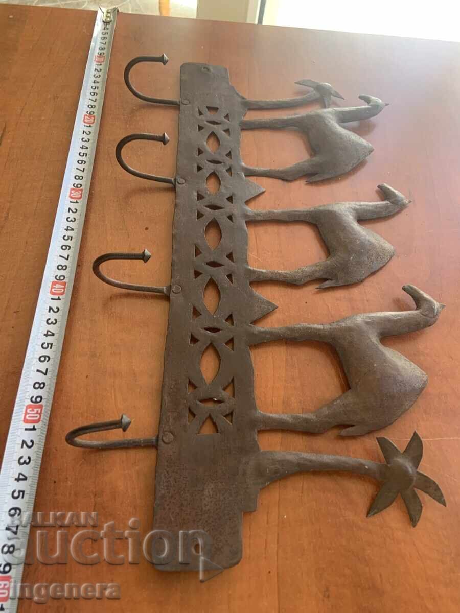 VINTAGE METAL COAT HANGER STAMPED RELIEF SHEET METAL with price € 18.90 | 36.97 BGN
