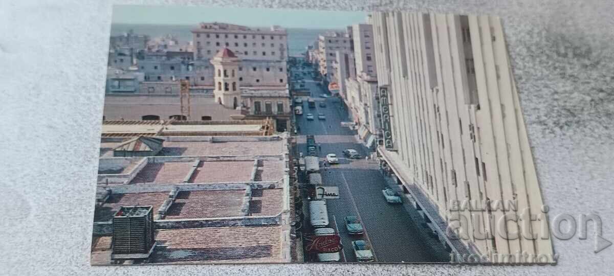 Пощенска картичка CUBA Havana Galiano Street
