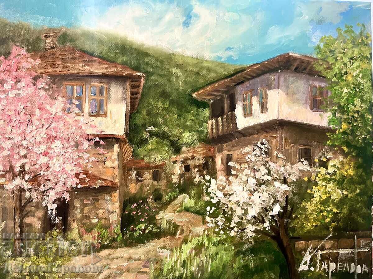 Tablou Denitsa Garelova 30/40 ”Primăvară la țară”