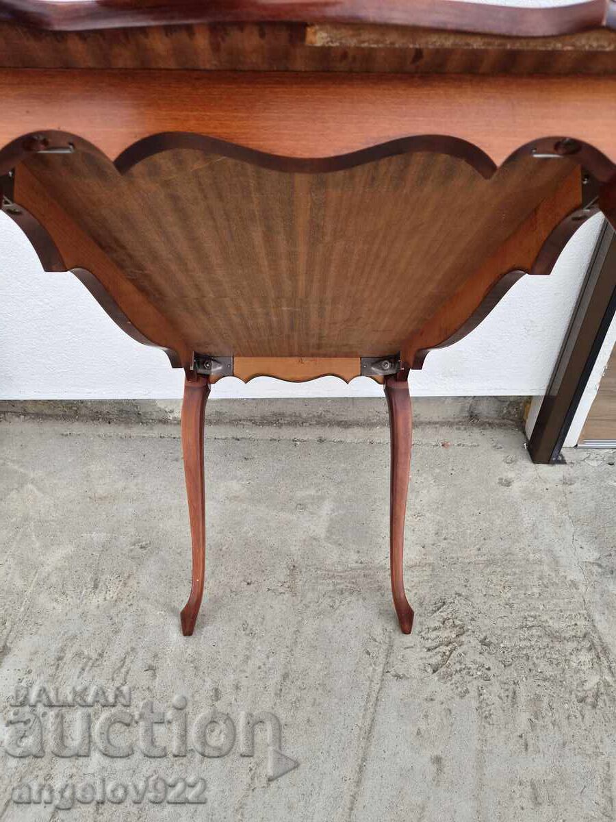 Masă de cafea vintage frumoasă din lemn masiv!!! - 7
