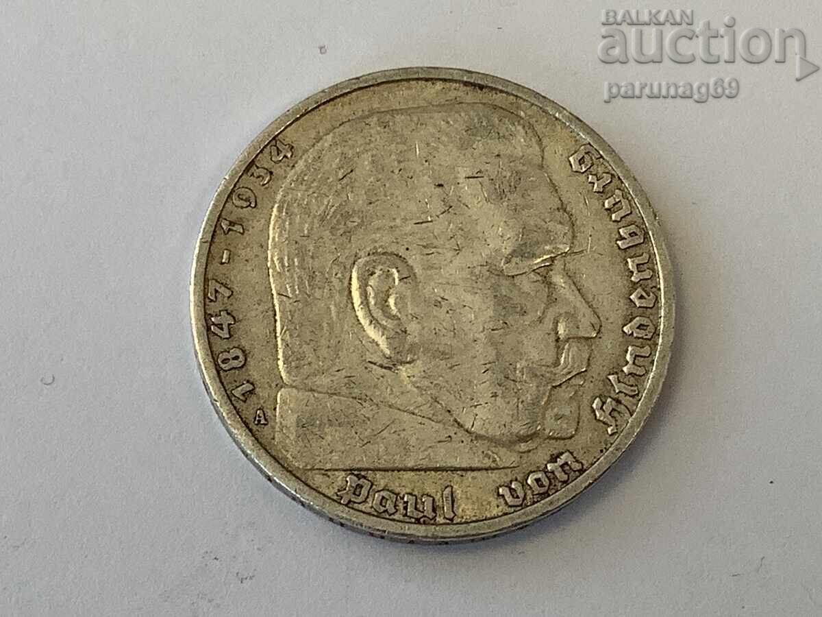 Germany 5 Marks 1936 A - Berlin Silver 0.900 with price € 36.00 | 70.41 BGN