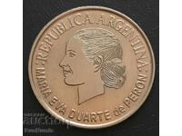 Argentina. 2 pesos 2002. Eva Duarte de Perón
