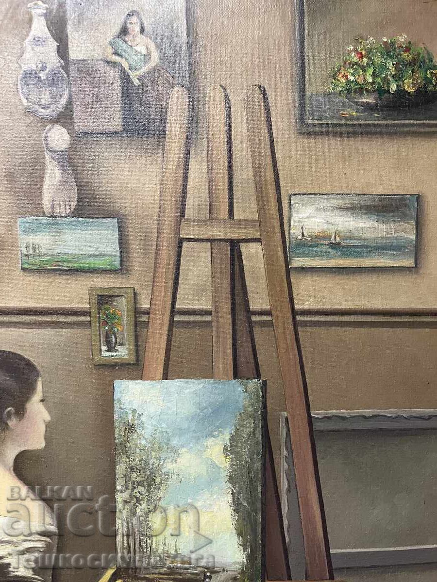 Livrarea Pictură în ulei pe pânză