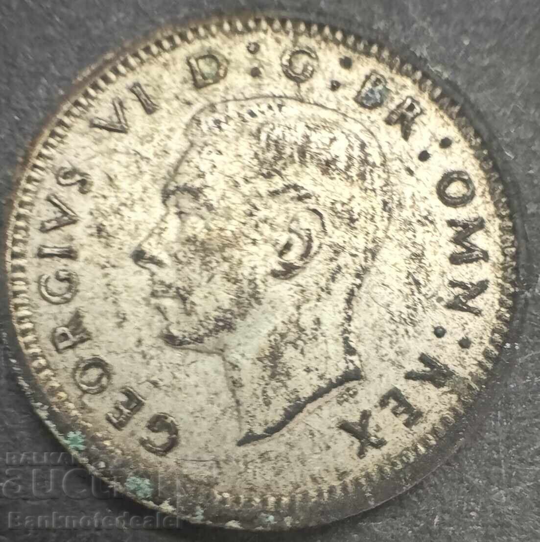 Great Britain England 3d 1937 King George VI .500 Silver with price € 3.00 | 5.87 BGN Great Britain England 3d 1937 King George VI .500 Silver with price € 3.00 | 5.87 BGN