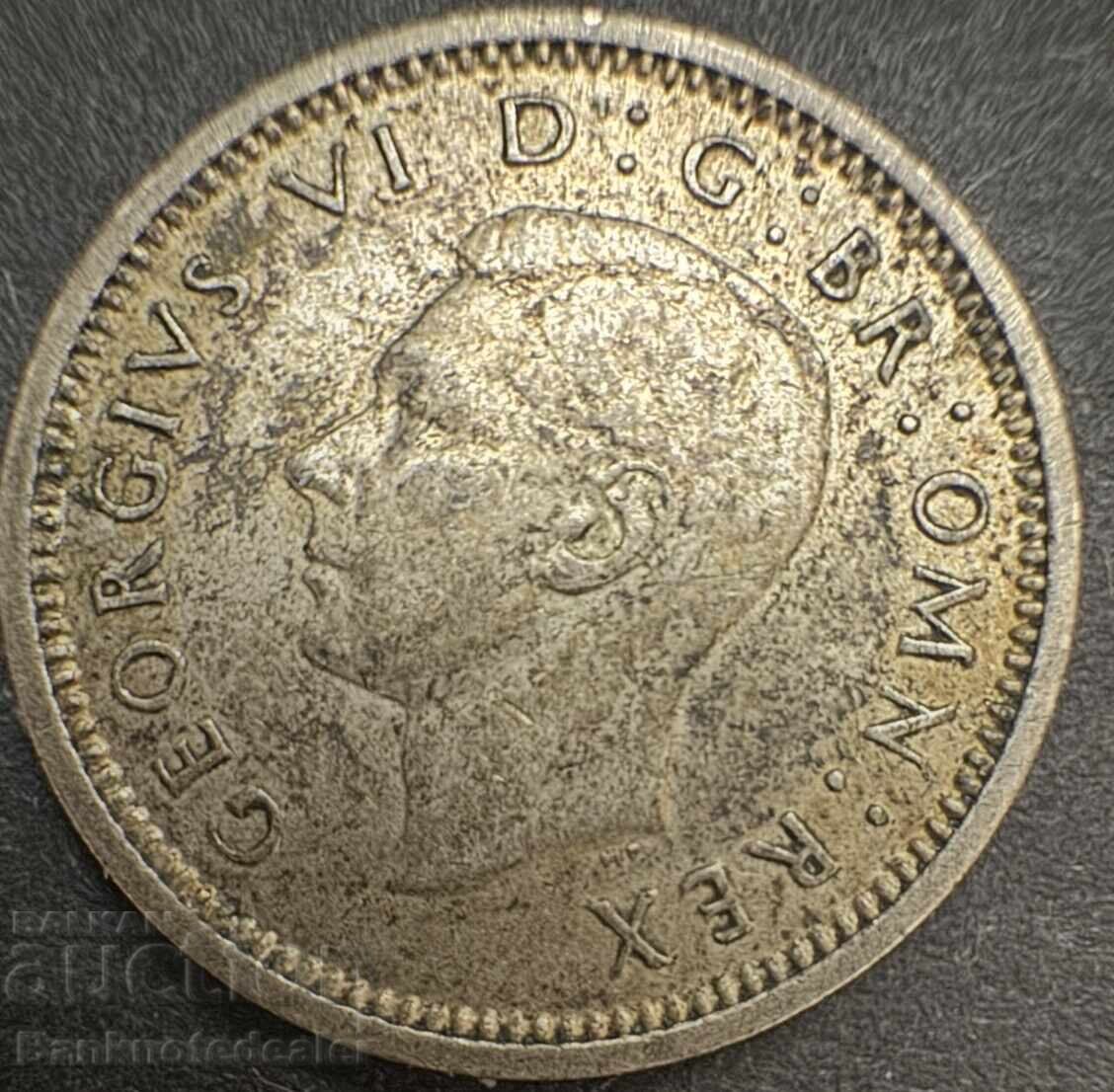 Great Britain England 3d 1939 King George VI .500 Silver N3 with price € 3.00 | 5.87 BGN Great Britain England 3d 1939 King George VI .500 Silver N3 with price € 3.00 | 5.87 BGN
