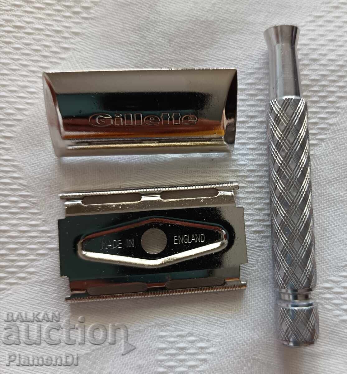 Livrarea Aparat de ras retro Gillette Tech 1945-1950, Made in England