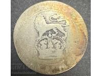 Great Britain England 6d 1910 King George V .925 Silver