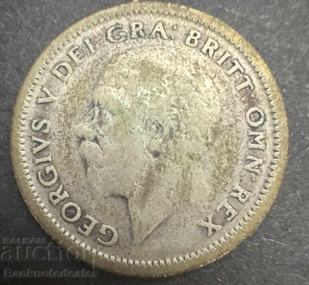 Marea Britanie Anglia 6d 1926 Regele George al V-lea .500 Argint cu preț € 3.00 | 5.87 BGN Marea Britanie Anglia 6d 1926 Regele George al V-lea .500 Argint cu preț € 3.00 | 5.87 BGN