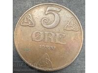 Norway 5 Øre Kingdom of Norway 1951