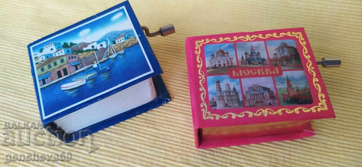 TWO Lantern Music boxes - 5