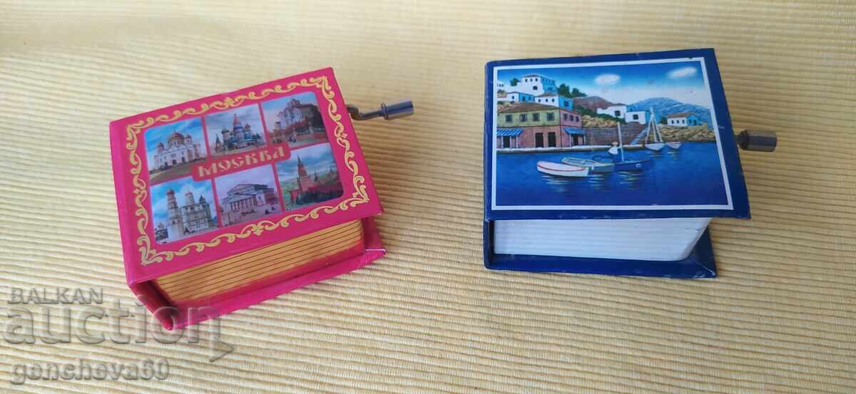 TWO Lantern Music boxes