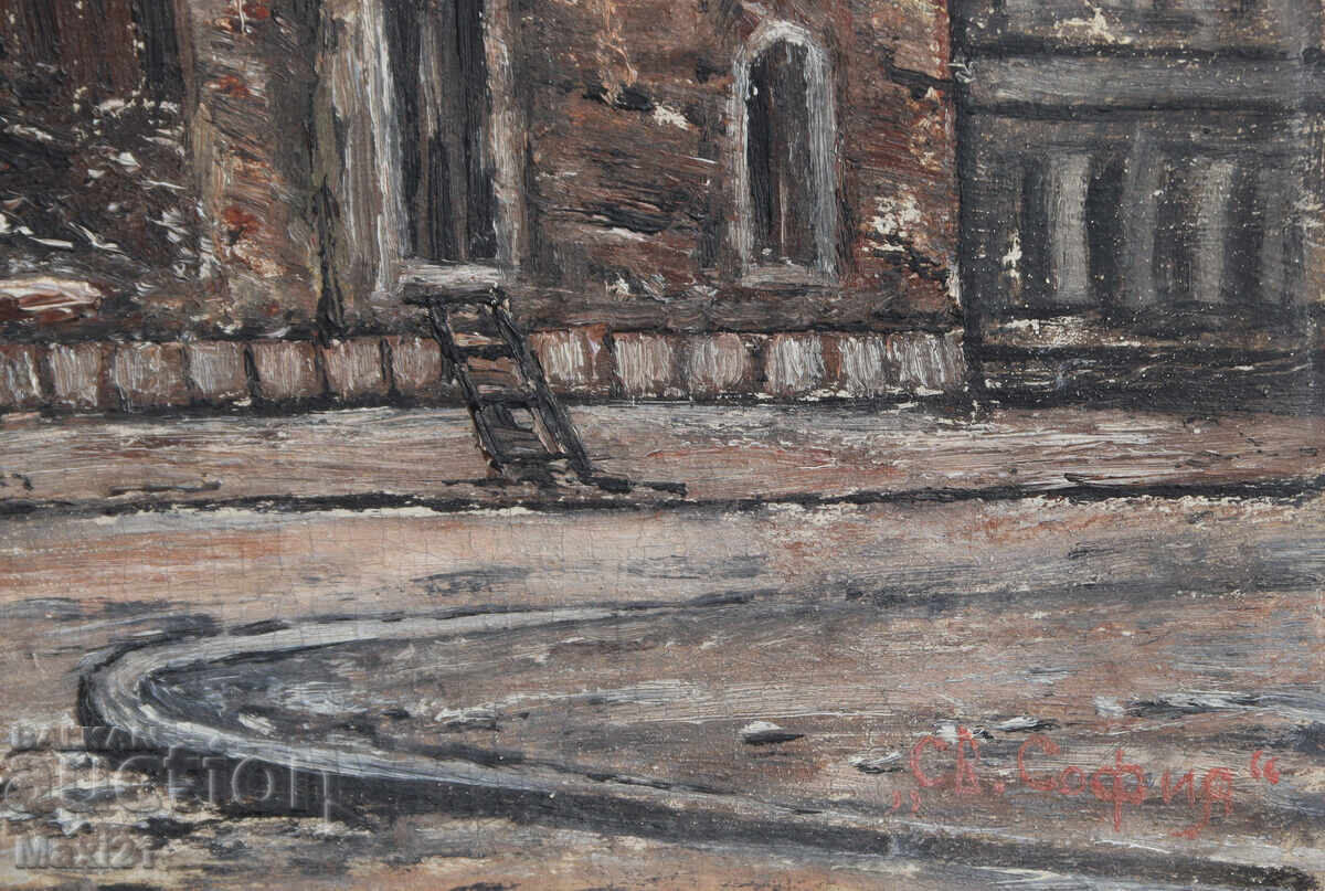 Old oil painting, Basilica of Saint Sophia - 5