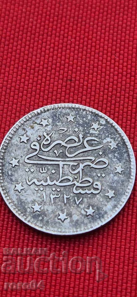 2 KURUSH 1909 - SILVER - 5