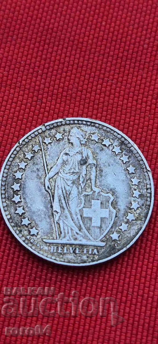 Livrarea 1/2 FRANC - ELVEȚIA - ARGINT
