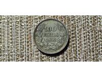 100 LEVA 1930 CURIOZITATE NEIMPRIMAT "I" din COLECȚIE
