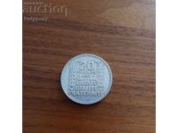 20 Φράγκα 1933 Γαλλία Ασήμι